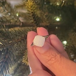 Cushion Opal 2.00ct Ring 925 Size 7 October